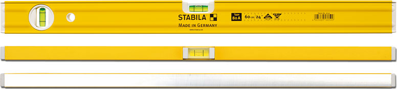 Nivele cu bula tip 80 a Stabila